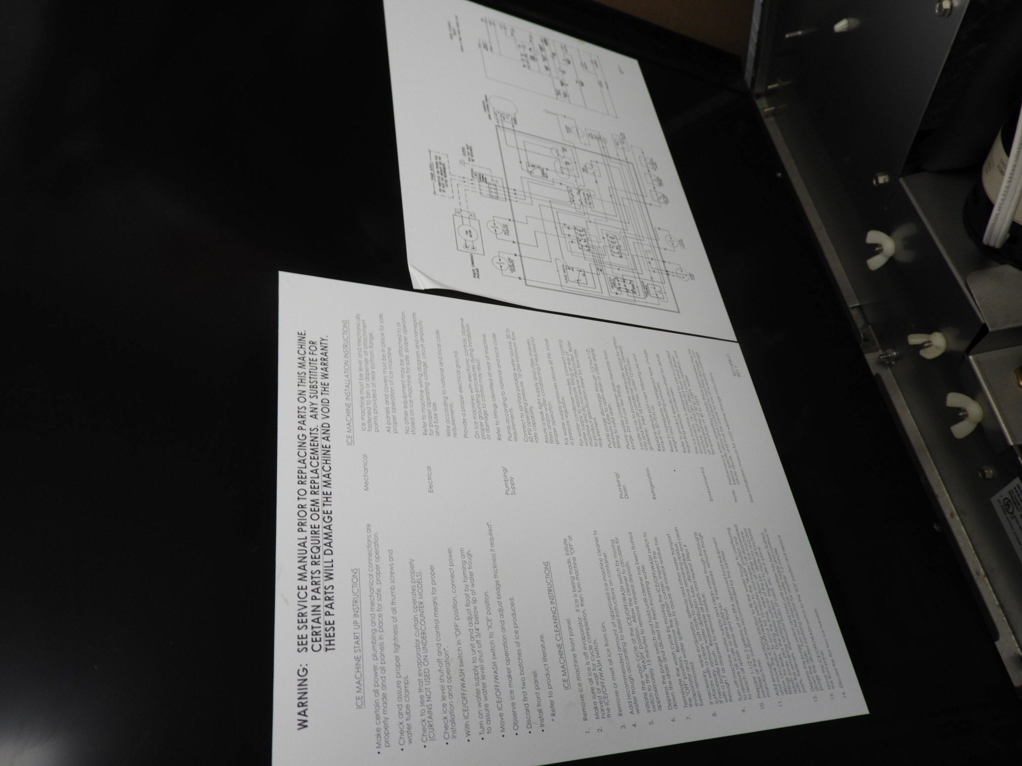 Used Ice - O - Matic ICE0926HR Ice Maker, Cube - Style without Storage Bin - Falcon Restaurant Supply - 11