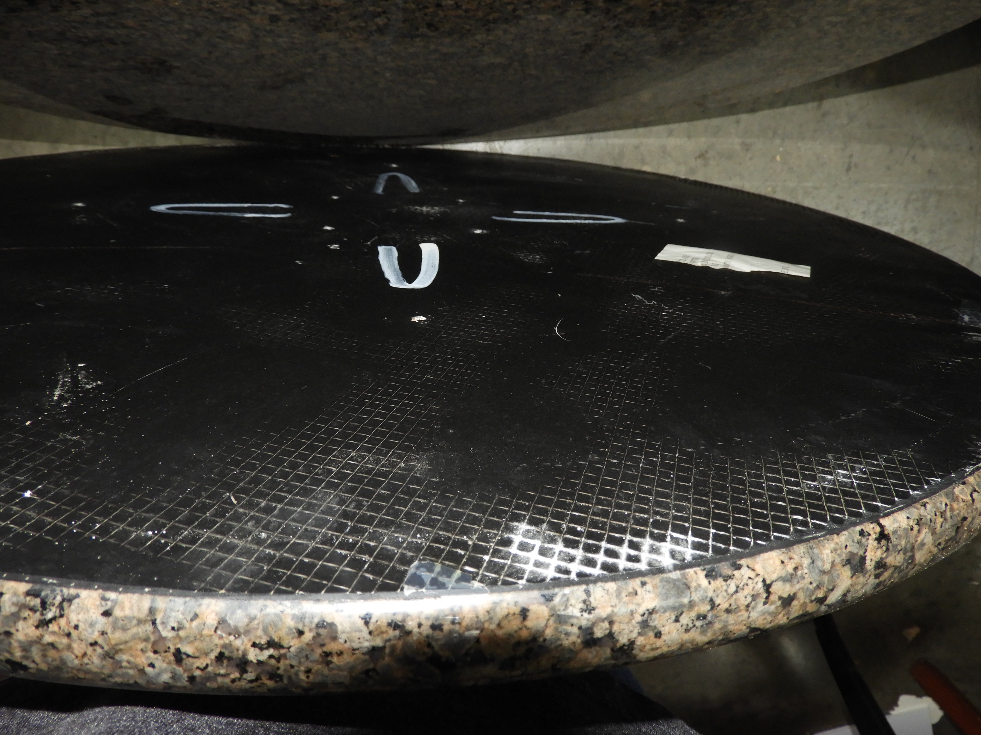 Used 30" Round Granite Dinning Table Top