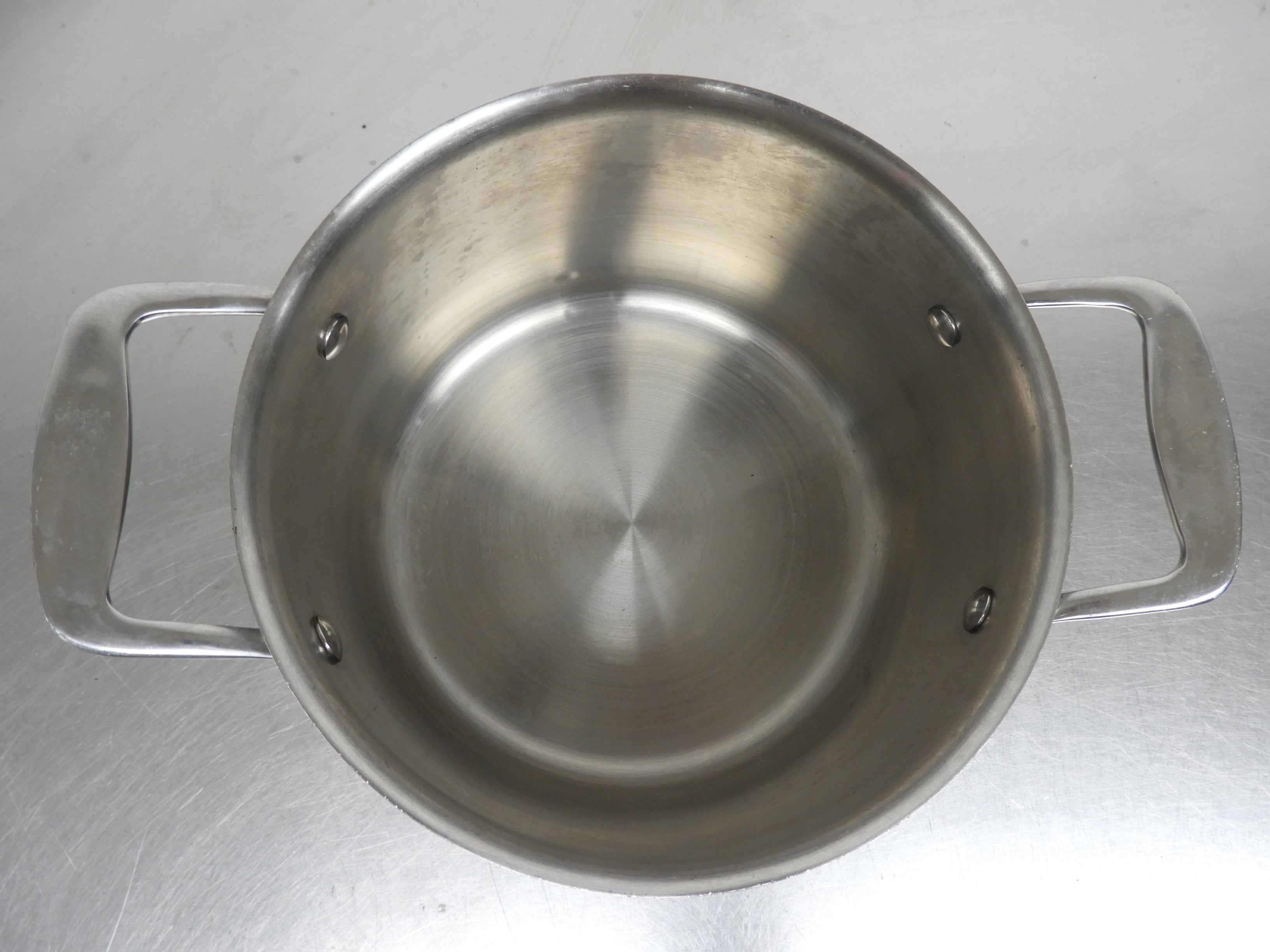 Used Tablecraft CW7004 3qt Tri Ply Sauce Pan w/ Loop Handles