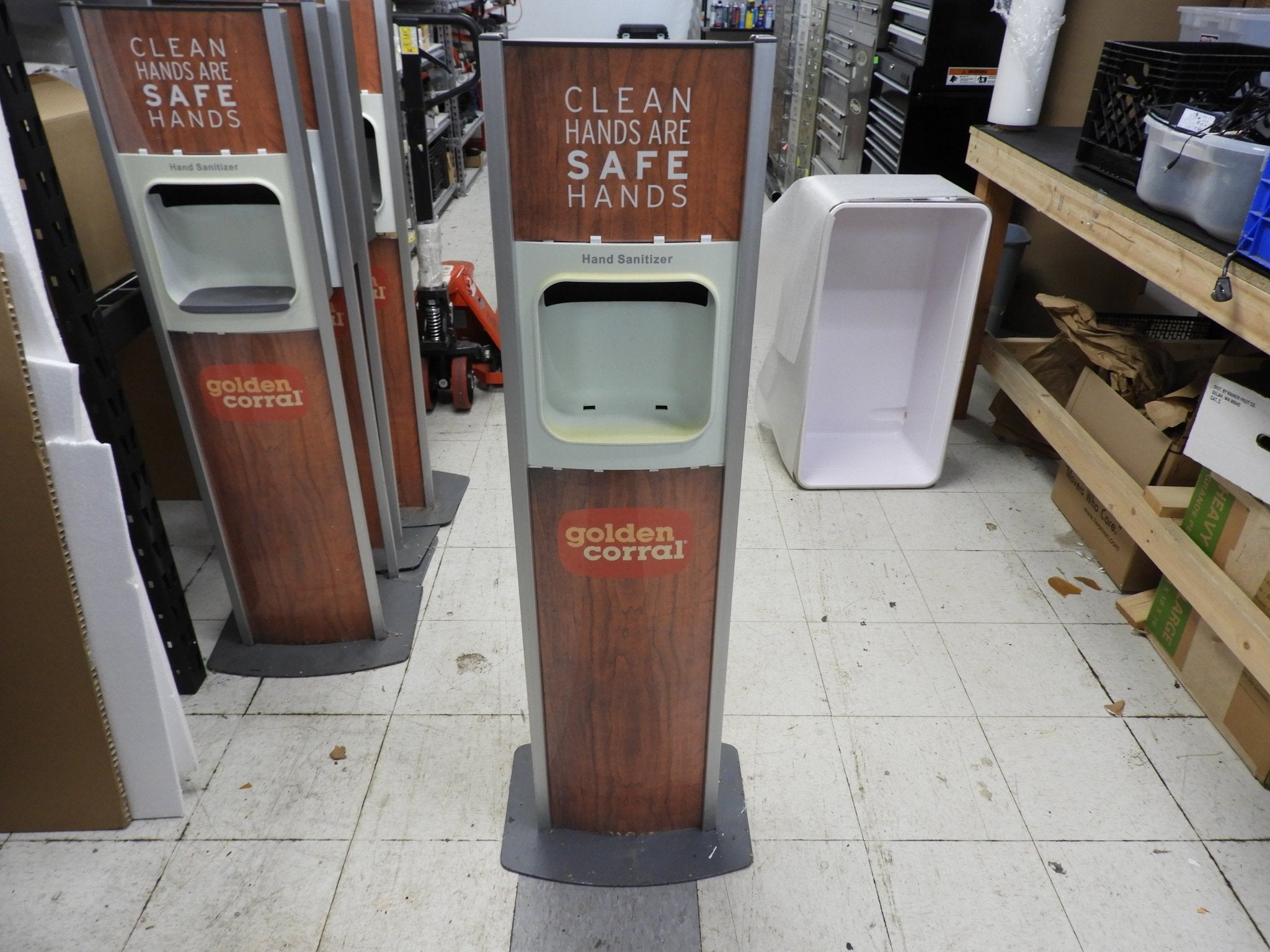 Used Ecolab® 92024832 Nexa™ Hand Hygiene Stand - Falcon Restaurant Supply - 1