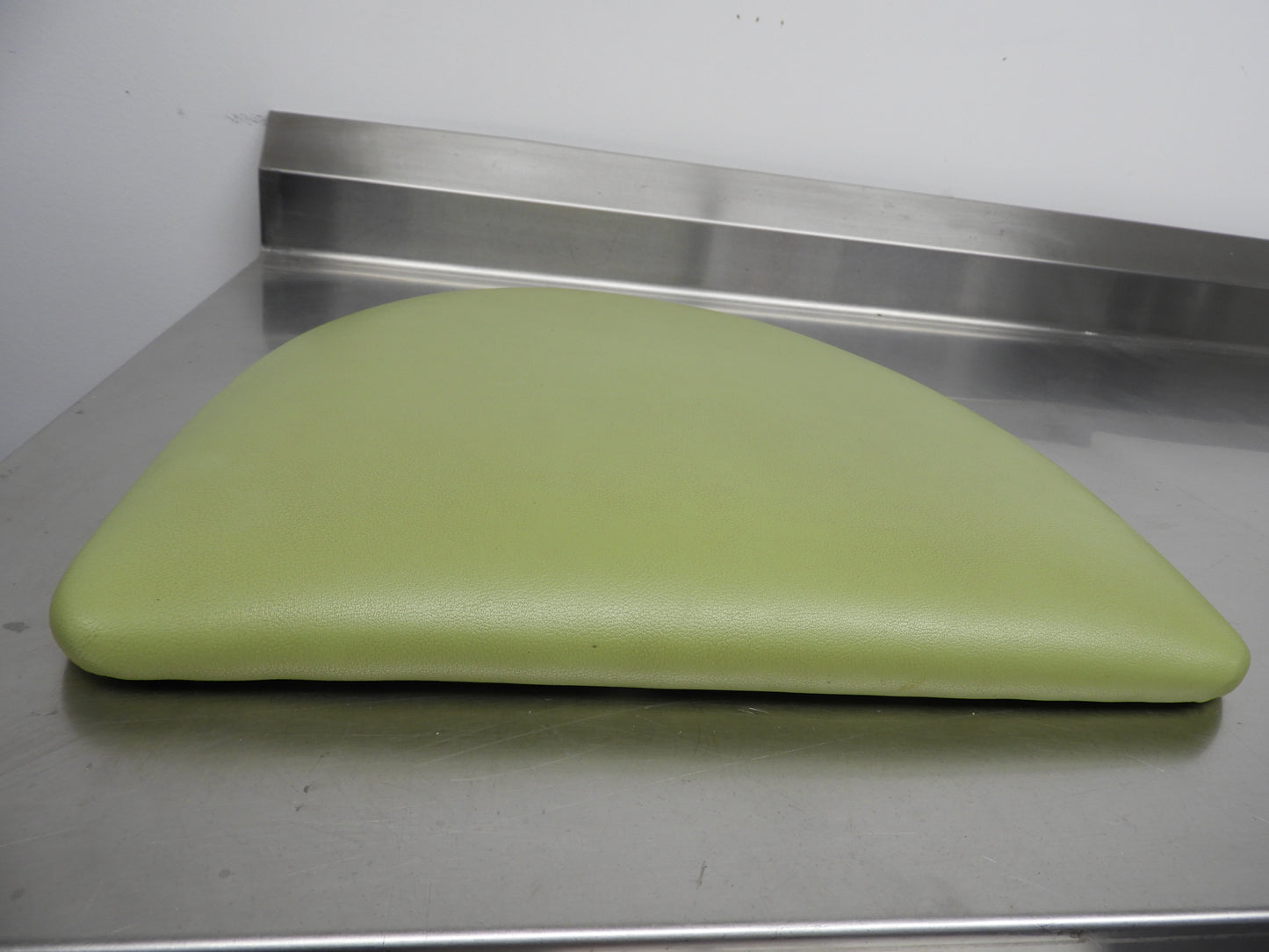 Used Lancaster Seafoam Vinyl Padded Seat Cushion for Metal Frame Seating