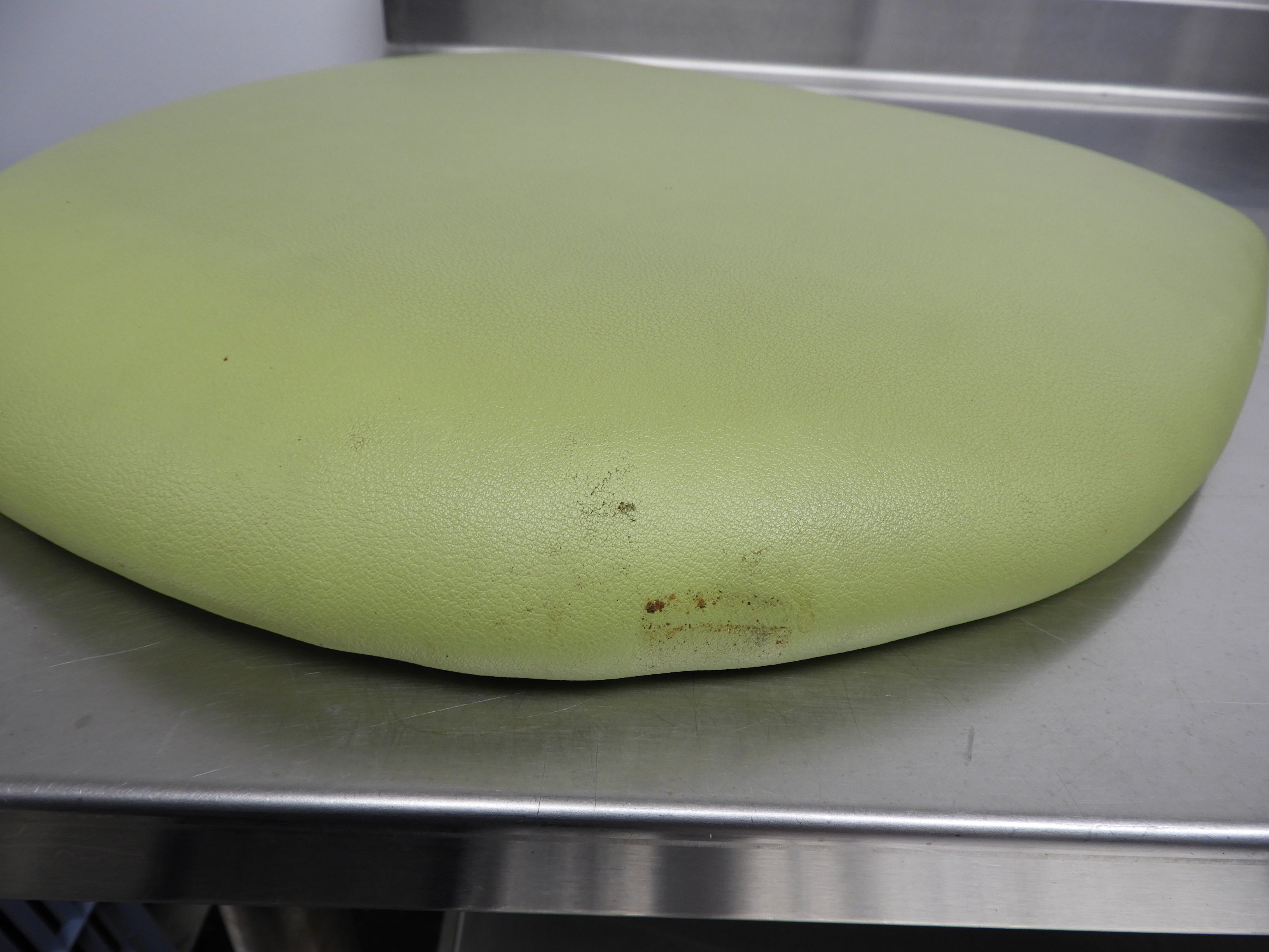 Used Lancaster Seafoam Padded Seat Chair Cushion for Metal Frame Seating