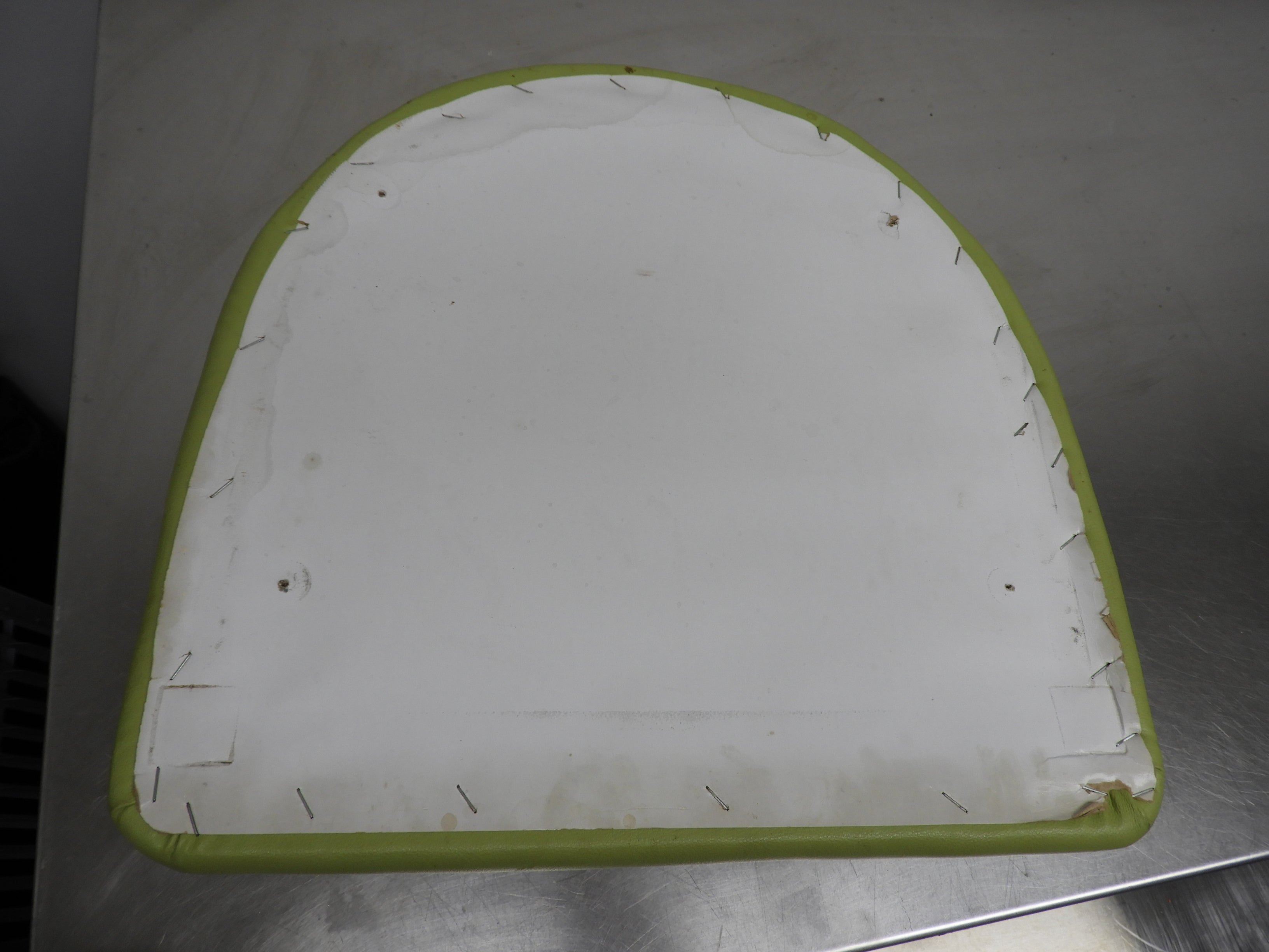 Used Lancaster Seafoam Padded Seat Chair Cushion for Metal Frame Seating