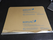 New 24"x 32" Hanging Clear Acrylic Sneeze Guard - Falcon Restaurant Supply - 1