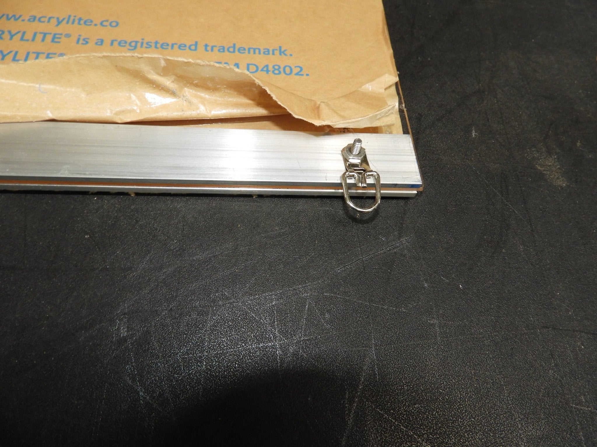 New 24"x 32" Hanging Clear Acrylic Sneeze Guard - Falcon Restaurant Supply - 4