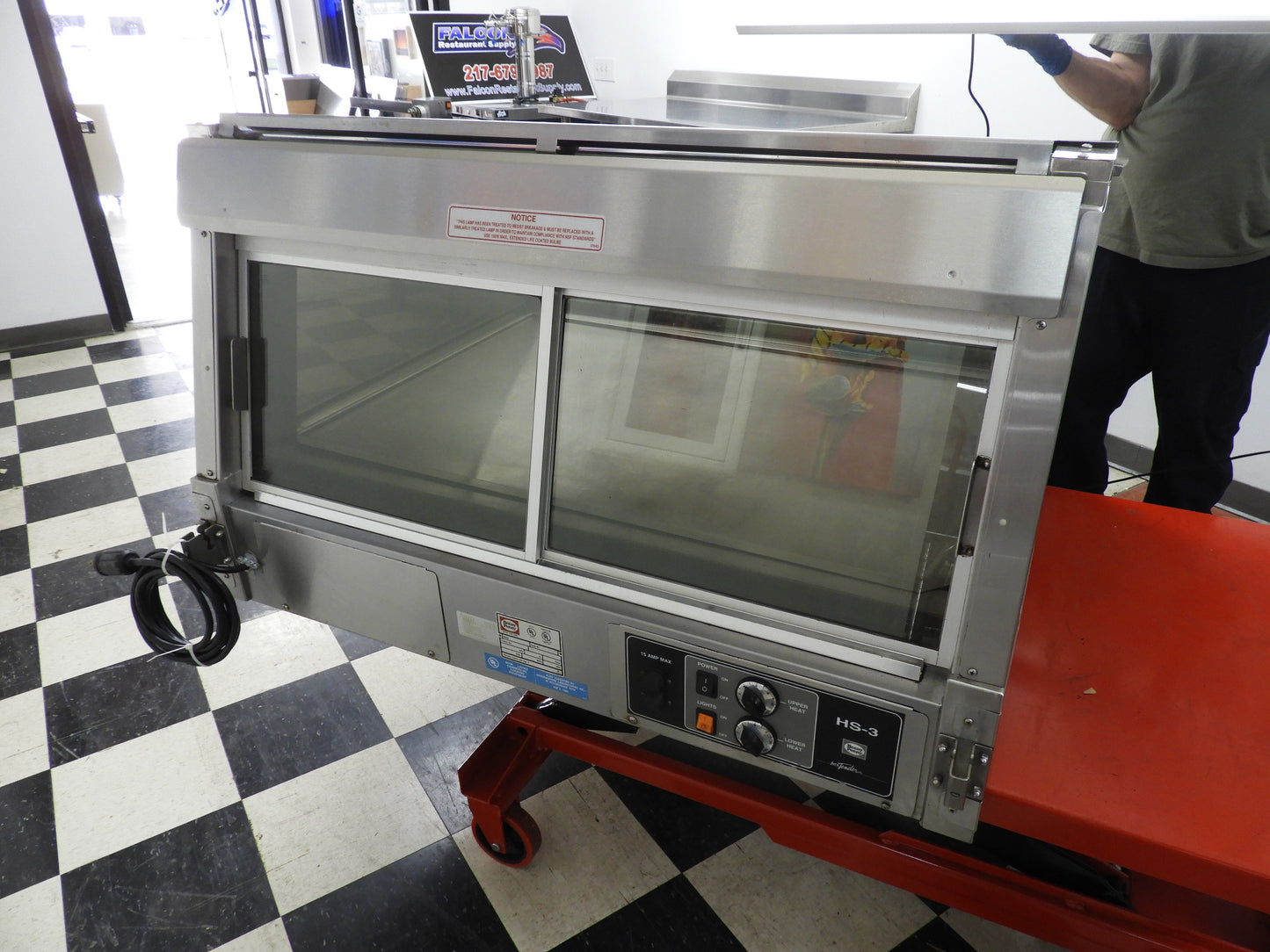 Used Henny Penny HS-3 Heated Self Serve Commercial Display Case 26"x43"x39" 120/208-240V