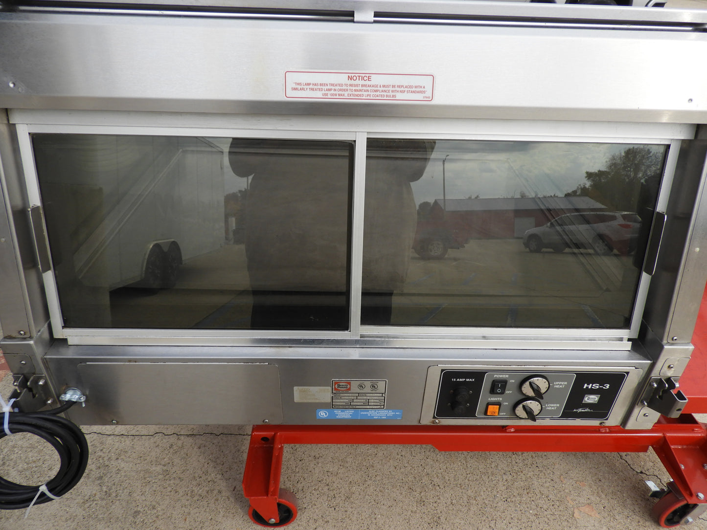 Used Henny Penny HS-3 Heated Self Serve Commercial Display Case 26"x43"x39" 120/208-240V