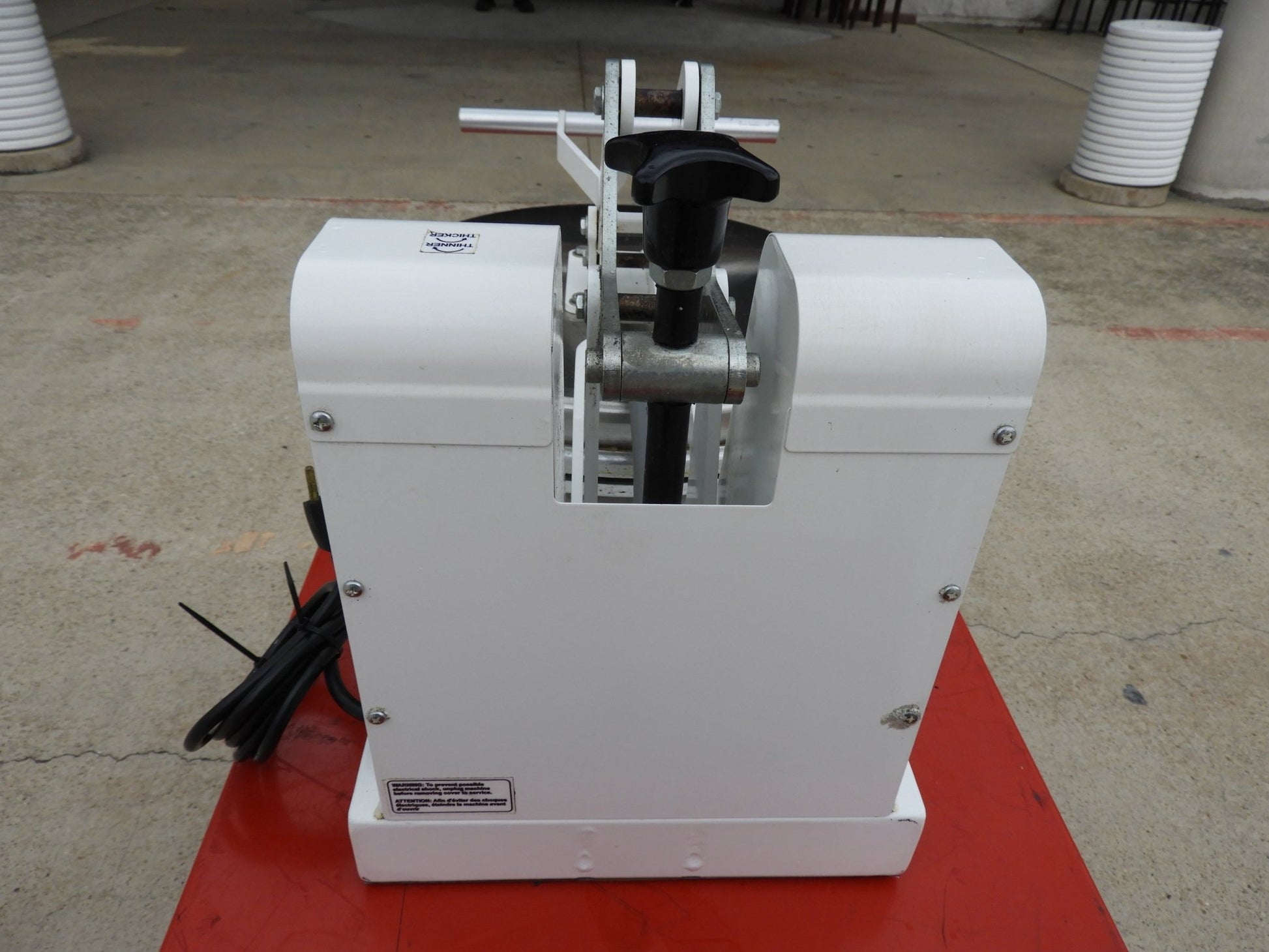 DoughXpress DM - 18 - 120 Manual Pizza Dough Press 120V - Falcon Restaurant Supply - 6