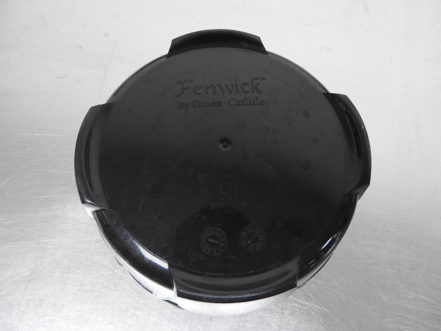 Dinex Carlisle Fenwick Bowl 9oz onyx Plastic Serving Bowl