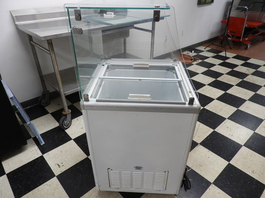 Used Excellence EDC-4HC 25" Straight Glass Ice Cream Dipping Cabinet Freezer