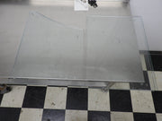 Used Excellence EDC - 4 Straight Glass Replacement Sneeze Guard ACSG - 00001 - Falcon Restaurant Supply - 1