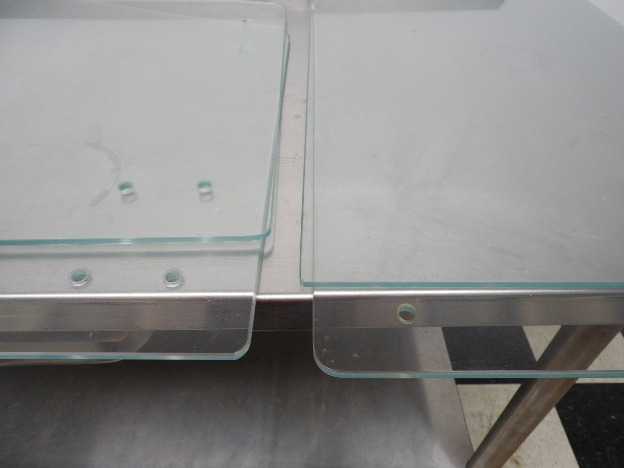 Used Excellence EDC - 4 Straight Glass Replacement Sneeze Guard ACSG - 00001 - Falcon Restaurant Supply - 7