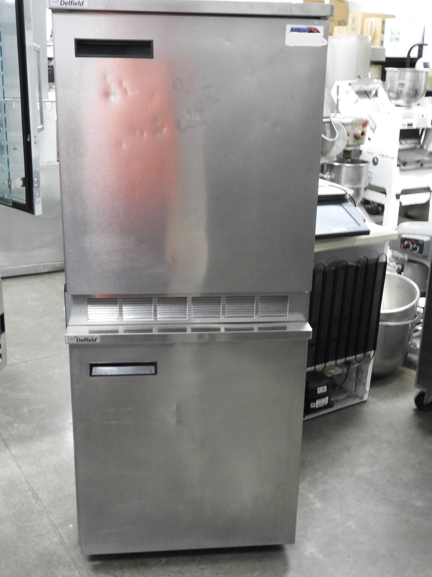 Used Delfield 406-A3 and 407-A3 Commercial Refrigerator and Freezer