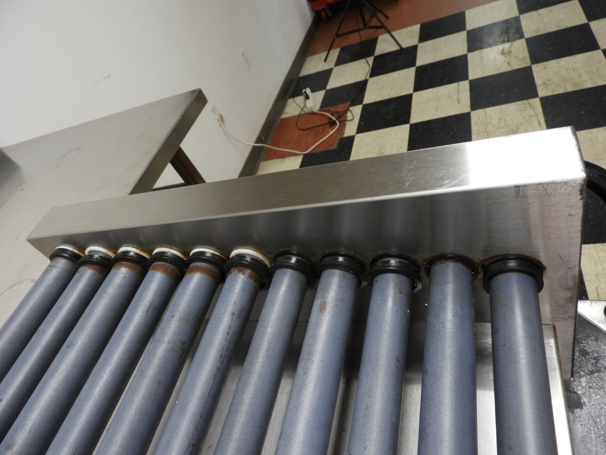 Used Nemco 8250 - SLT 50 Commercial Hot Dog Roller Grill - Slanted Top, 120v - Falcon Restaurant Supply - 5
