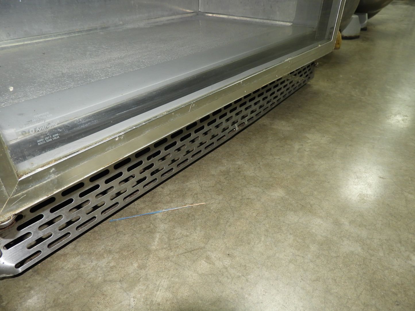 Used 32" Continental UC32-GD Under Counter Commercial Refrigerator with Glass Door