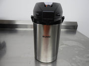 Used Bunn 2.5 Liter Stainless Steel Lined Lever Action Coffee Airpot 32125.0000
