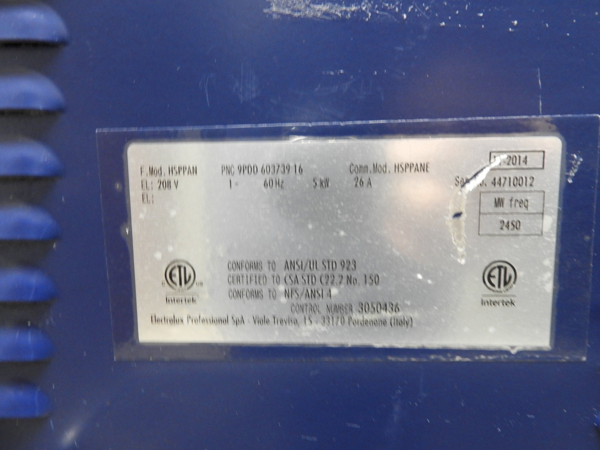 Used Electrolux HSG HSPPAN Commercial High Speed Panini Press 208V - Falcon Restaurant Supply - 4