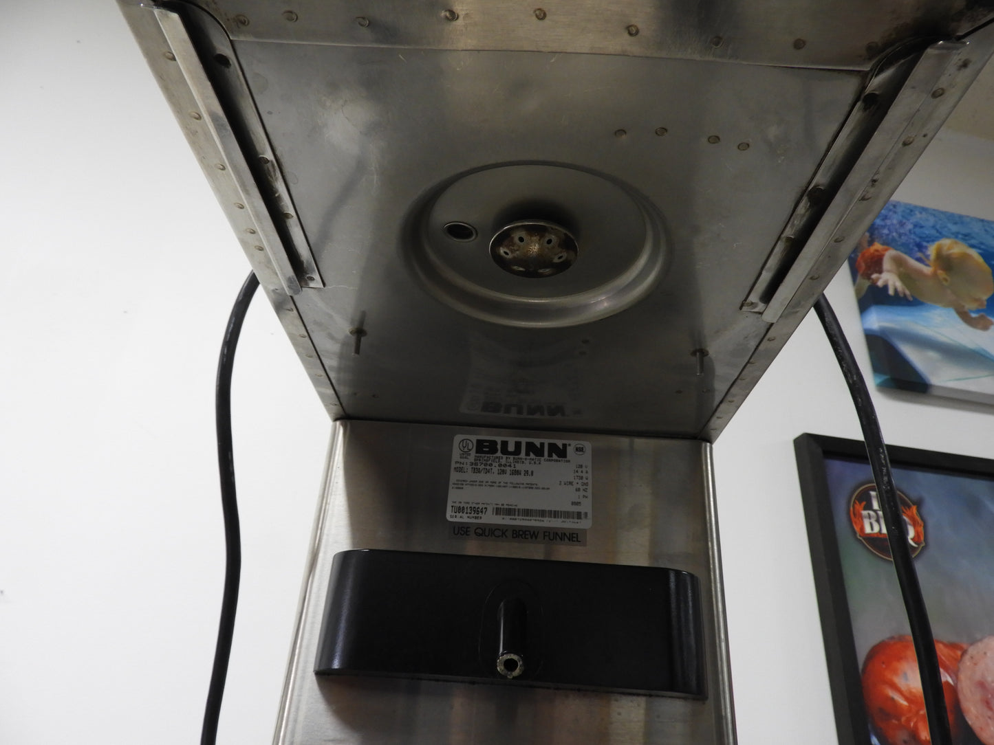 Used Bunn 36700.0041 3 Gallon Commercial Iced Tea Brewer Machine Quickbrew