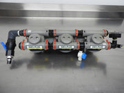 Used 3M High Flow Series Triple Manifold Assembly Water Filter - Falcon Restaurant Supply - 1