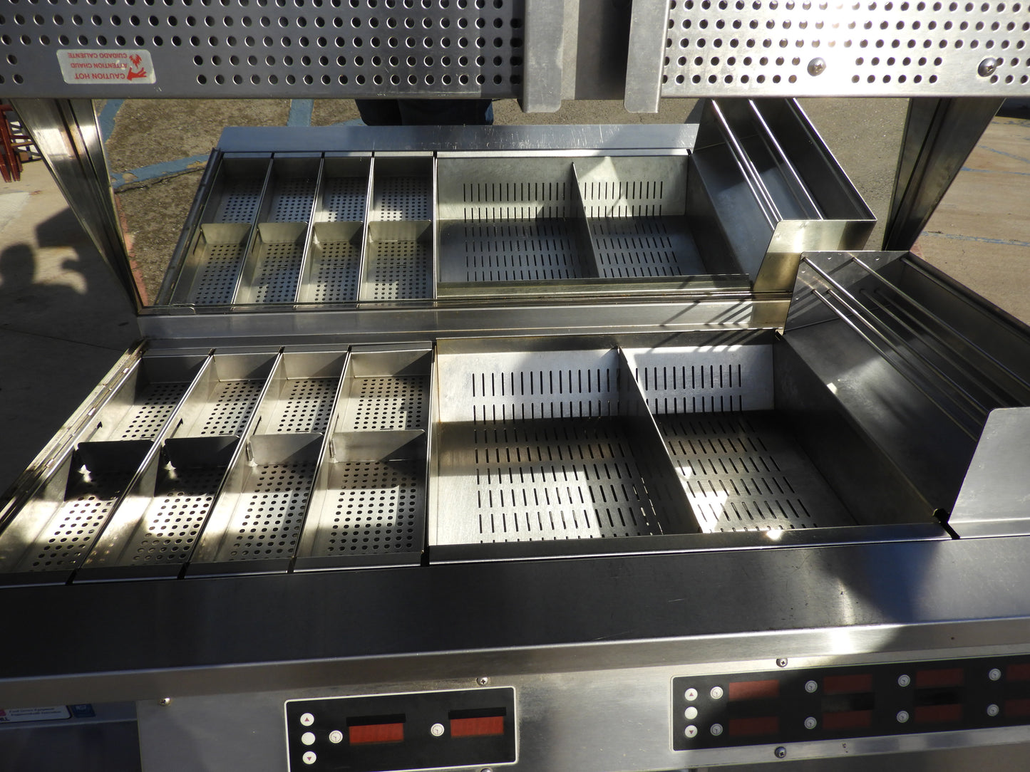 Used Marshall Air RR5-48.5LT ThermoGlo Commercial Stainless Fryer Heated Warmer Holding Dump Station 220V