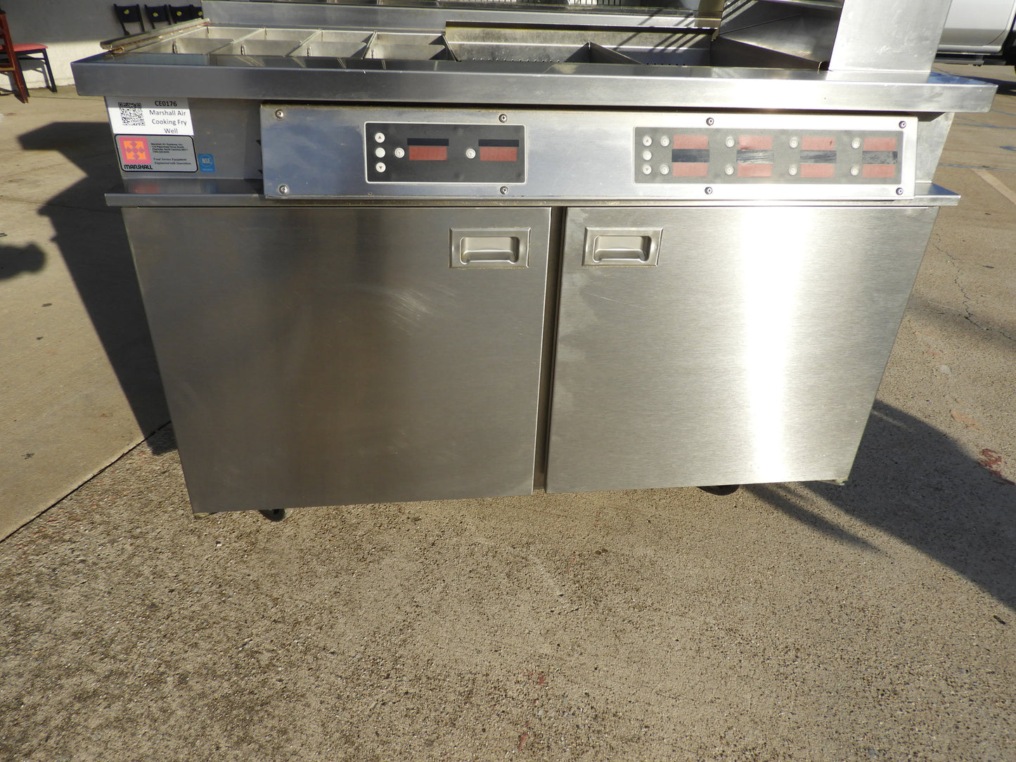 Used Marshall Air RR5-48.5LT ThermoGlo Commercial Stainless Fryer Heated Warmer Holding Dump Station 220V