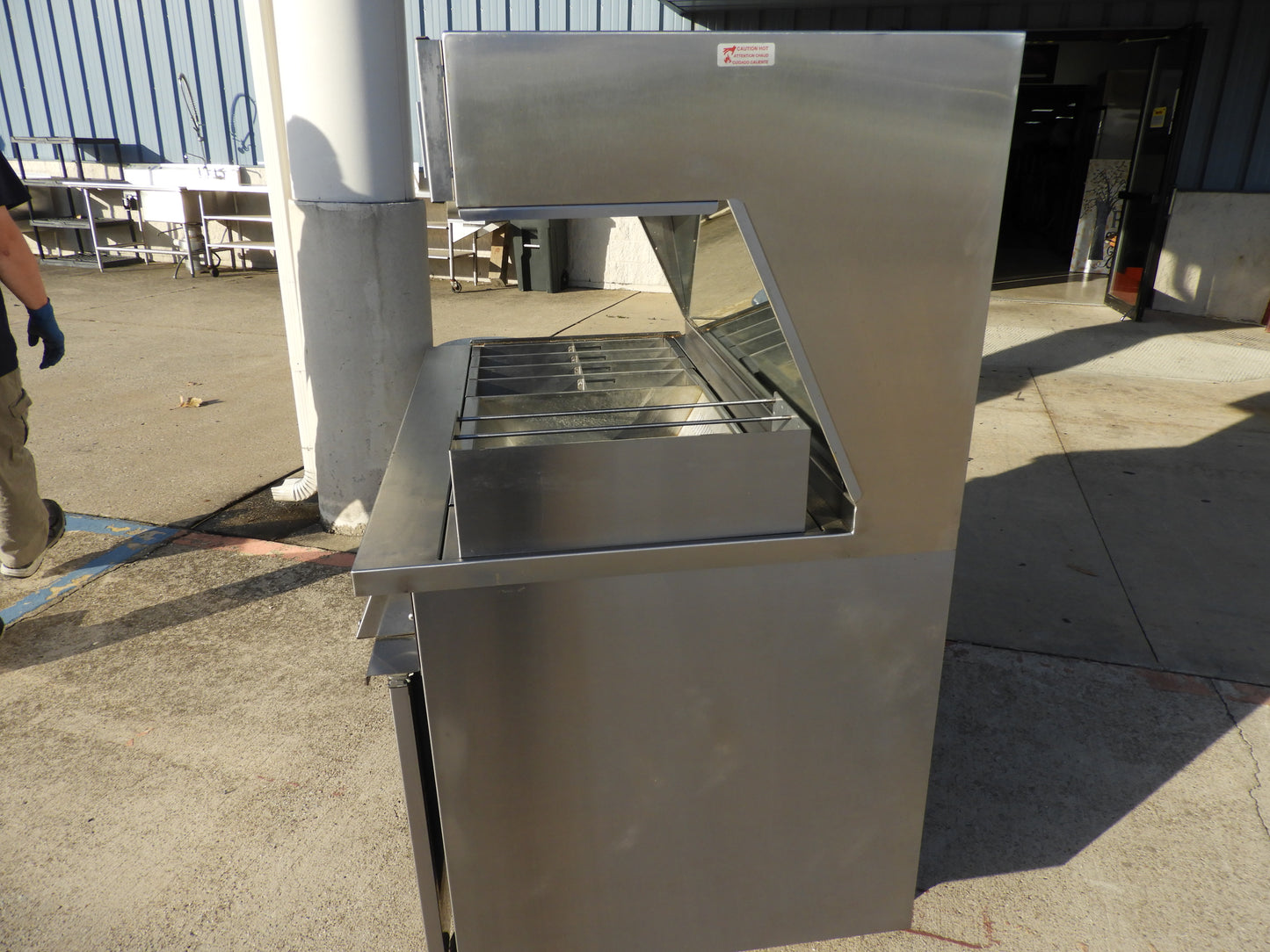 Used Marshall Air RR5-48.5LT ThermoGlo Commercial Stainless Fryer Heated Warmer Holding Dump Station 220V