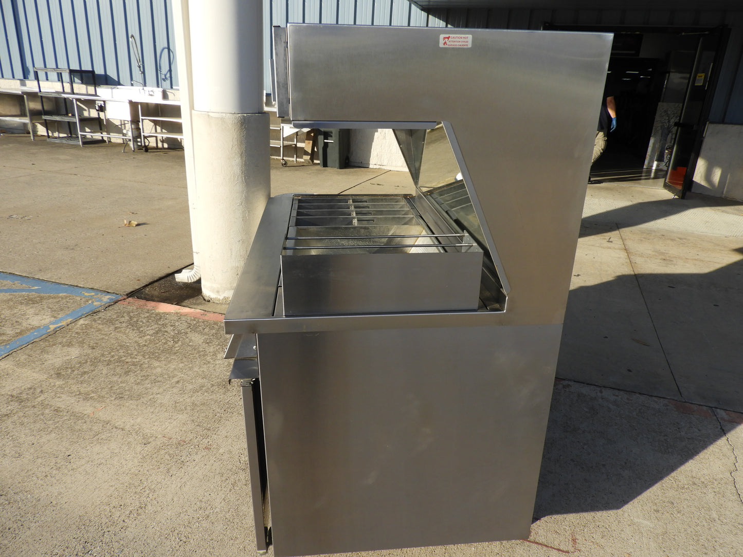 Used Marshall Air RR5-48.5LT ThermoGlo Commercial Stainless Fryer Heated Warmer Holding Dump Station 220V