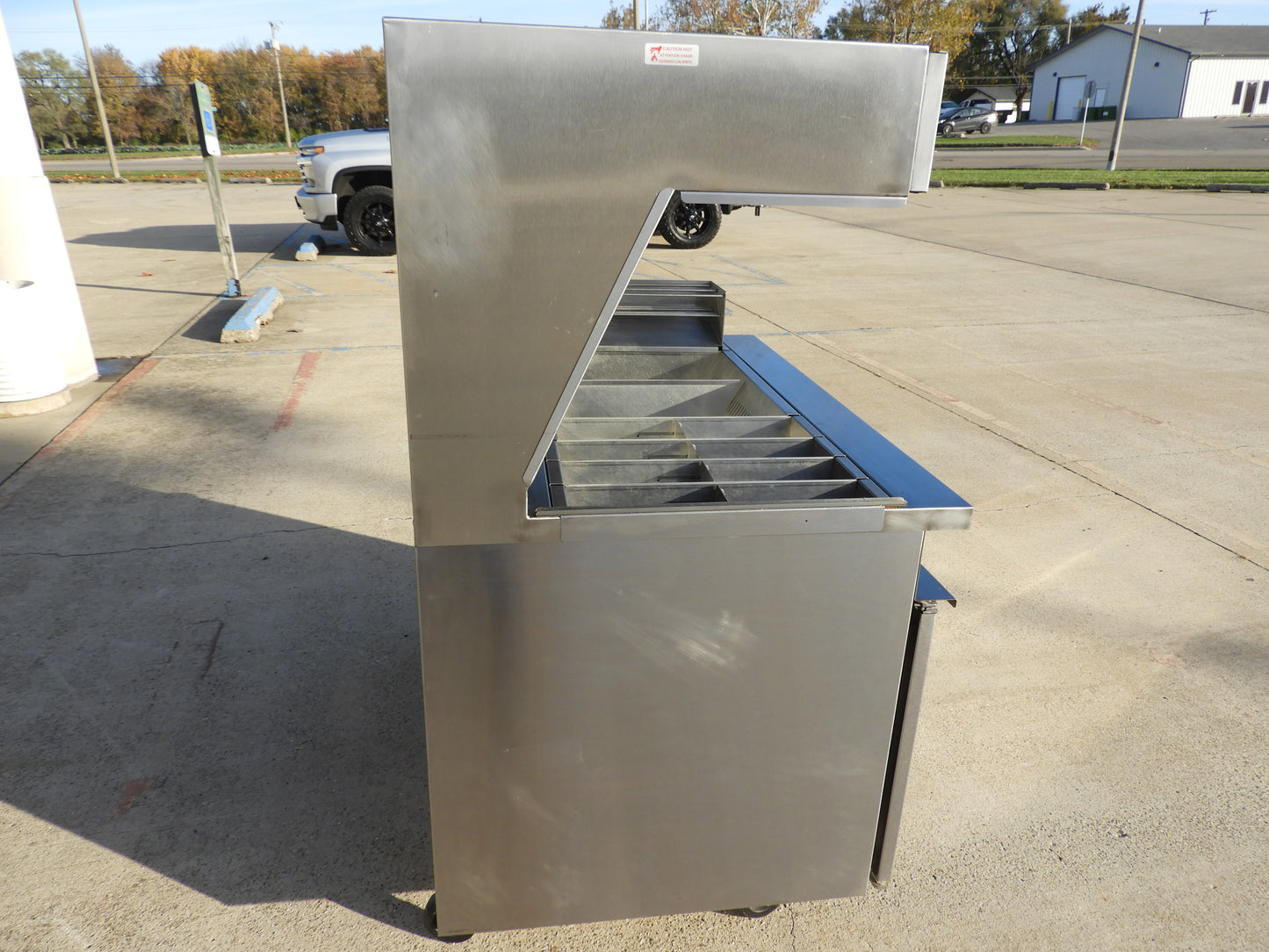 Used Marshall Air RR5-48.5LT ThermoGlo Commercial Stainless Fryer Heated Warmer Holding Dump Station 220V