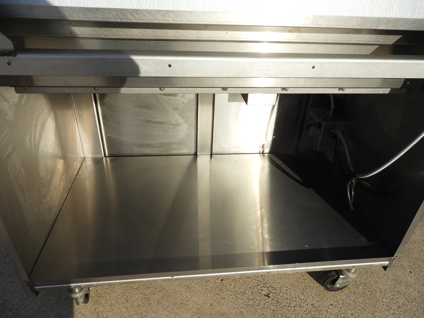 Used Marshall Air RR5-48.5LT ThermoGlo Commercial Stainless Fryer Heated Warmer Holding Dump Station 220V