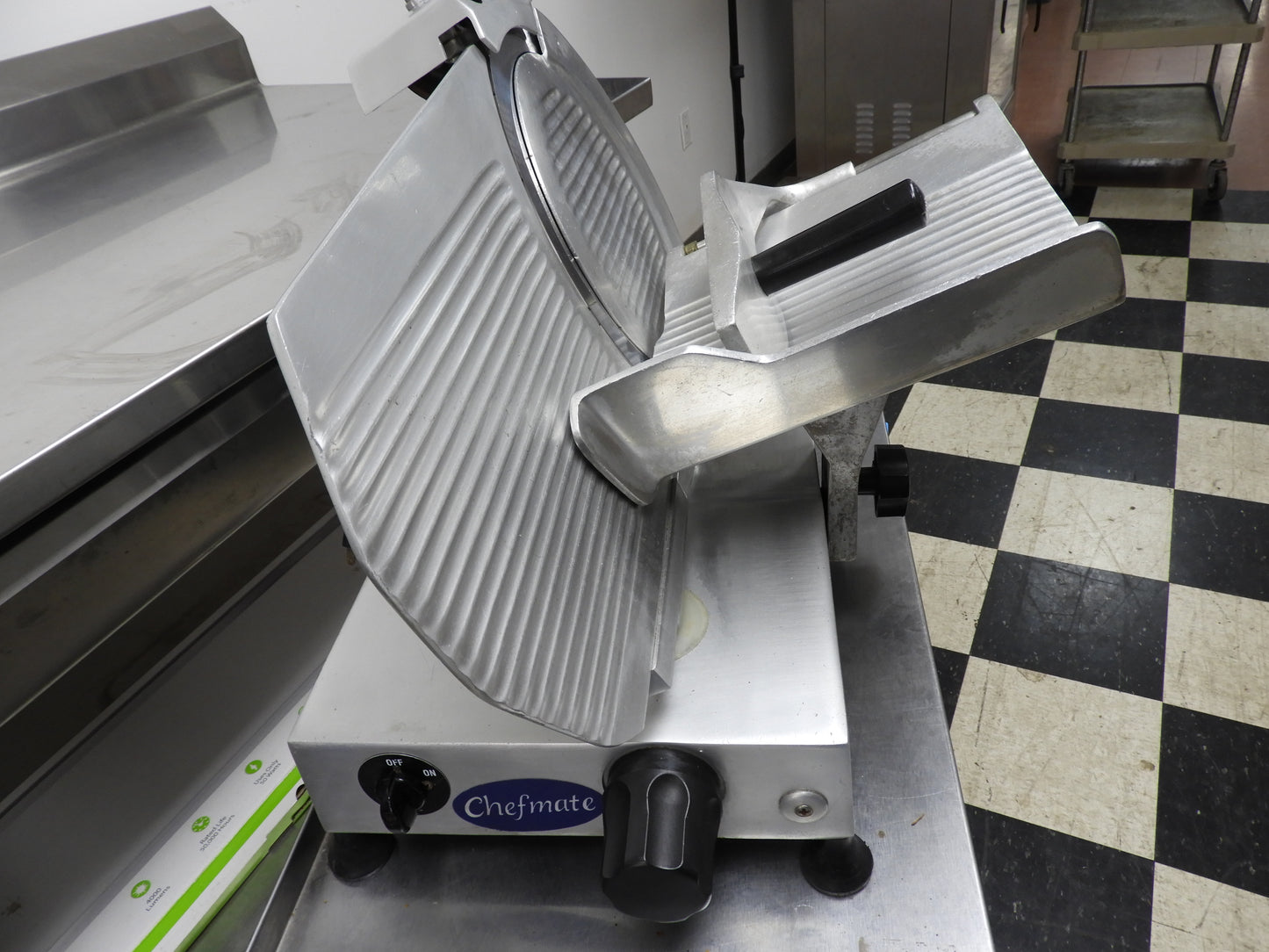 Used Globe Chefmate GC-12 12" Manual Gravity Fed Commercial Deli Slicer 1/3hp 120V