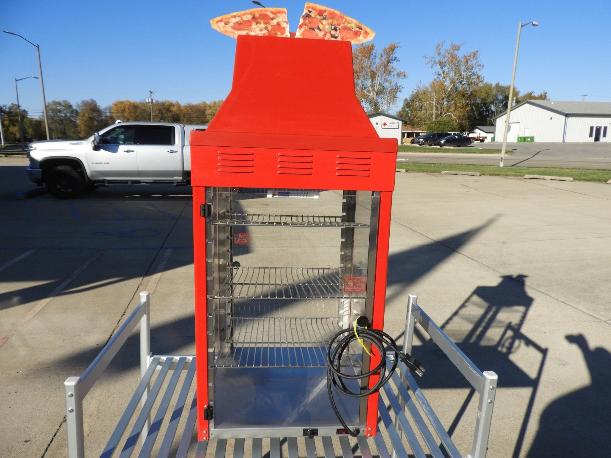 New Wisco 690 - 25 Hot Food Warming Heated Display Holding Cabinet Two Door Pass Thru 120V 660W - Falcon Restaurant Supply - 7