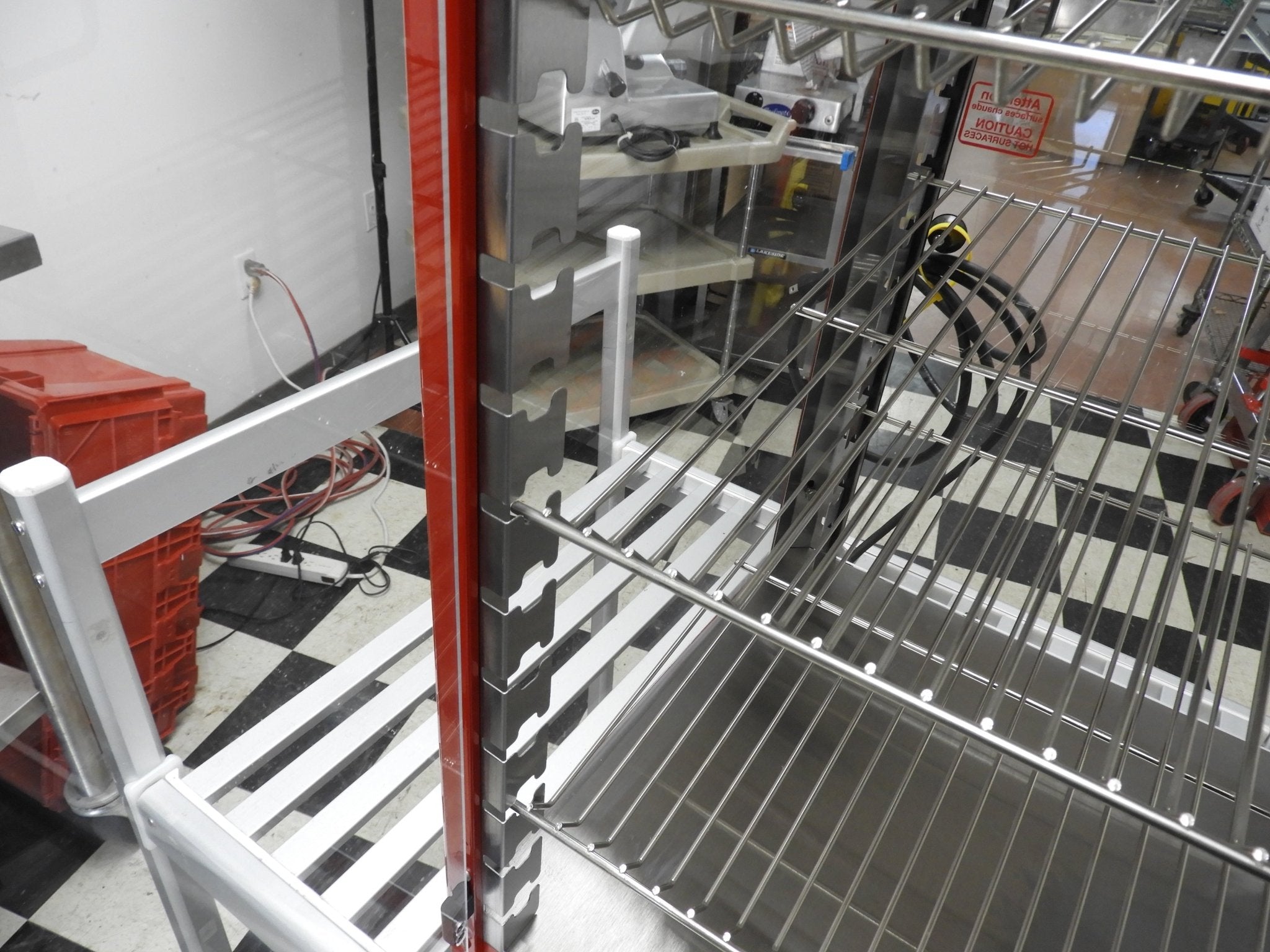 New Wisco 690 - 25 Hot Food Warming Heated Display Holding Cabinet Two Door Pass Thru 120V 660W - Falcon Restaurant Supply - 12