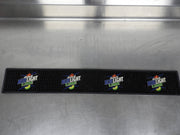 Used Labatt Blue Light Lime Beer Tap Bar Mat Drip Catcher 24"x3.5" - Falcon Restaurant Supply - 1