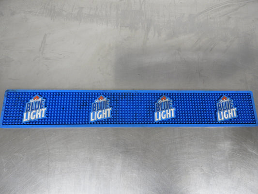 Used Labatt Blue Light Beer Tap Bar Mat Drip Catcher 23.25"x3.5"