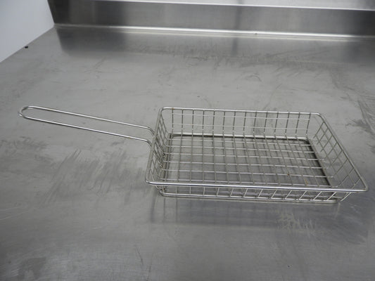 Used American Metalcraft 9 1/2"x6"x1 1/2" Stainless Steel Serving Fry Basket