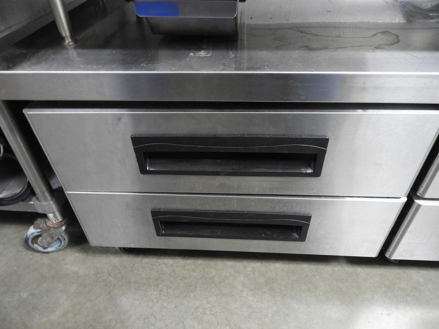 Saturn 70" 4 Drawer Commercial Stainless Steel Chef Base As Is