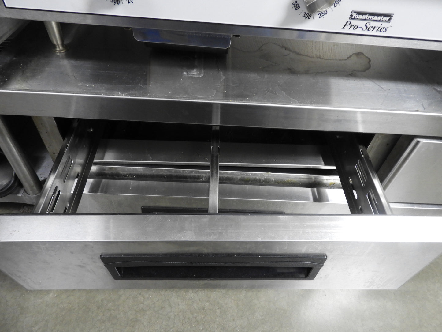 Saturn 70" 4 Drawer Commercial Stainless Steel Chef Base As Is