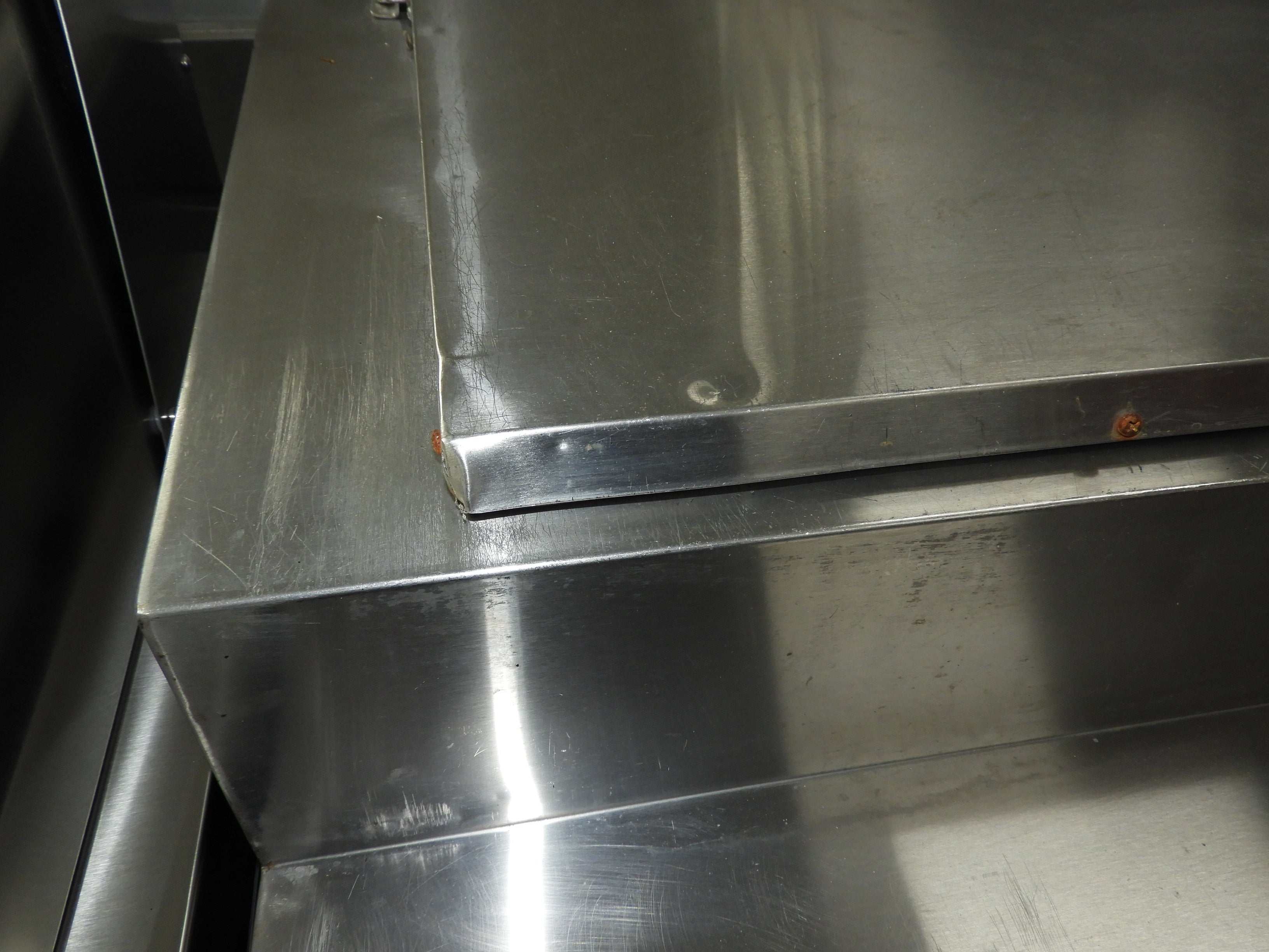 Used U-STAR 92" REFRIGERATED PIZZA PREP TABLE 3 DOOR USPZ-3D