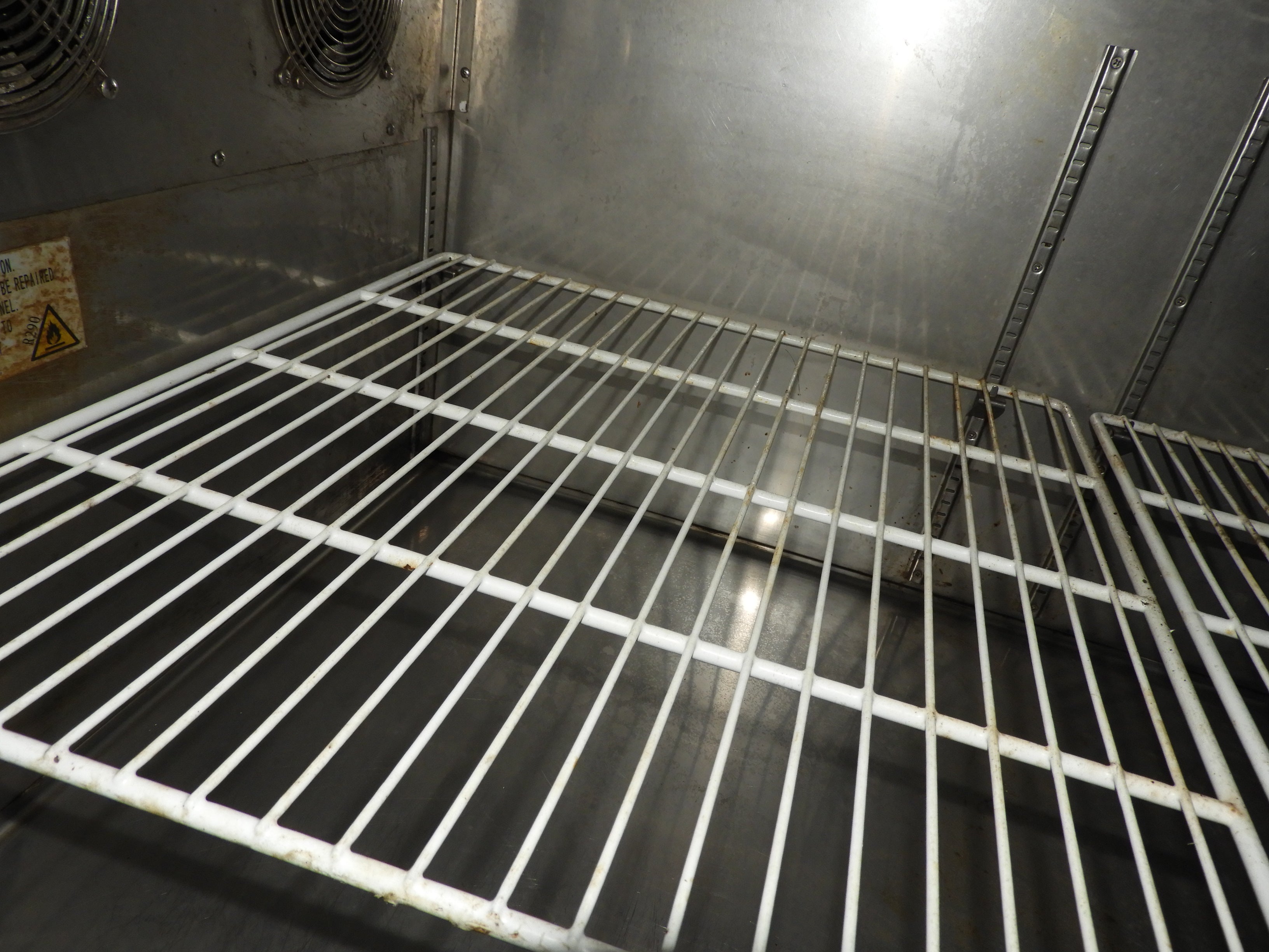 Used U-STAR 92" REFRIGERATED PIZZA PREP TABLE 3 DOOR USPZ-3D