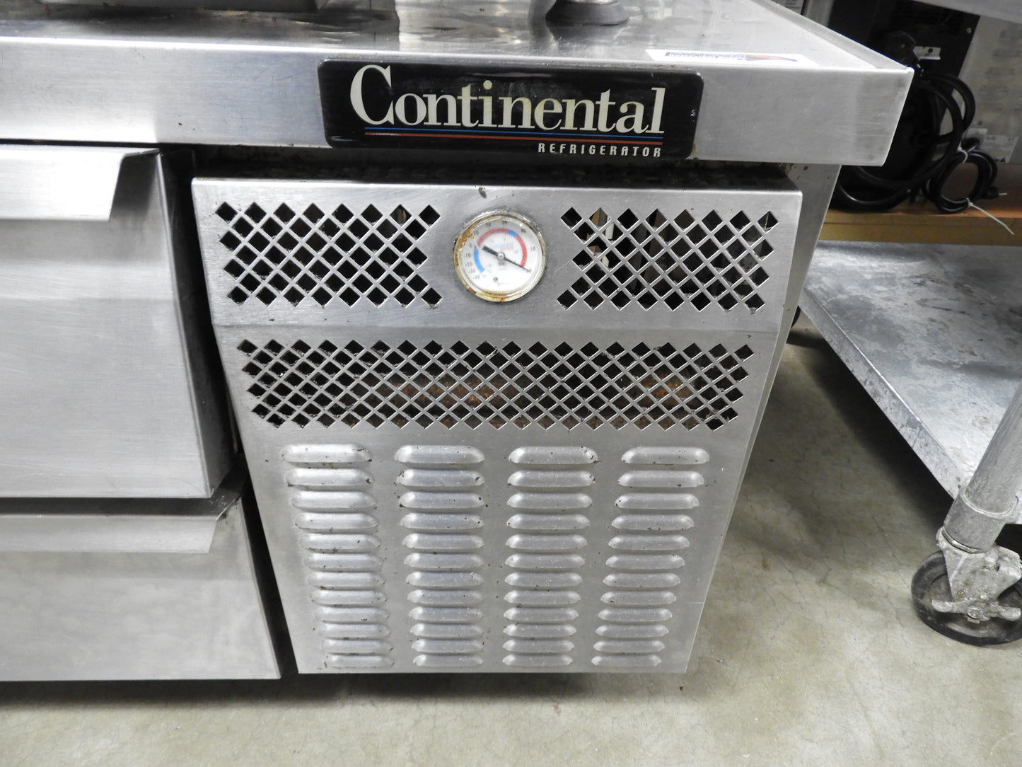 Continental D108GN 108"x35"x26" 6 Drawer  Commercial Chef Base As Is