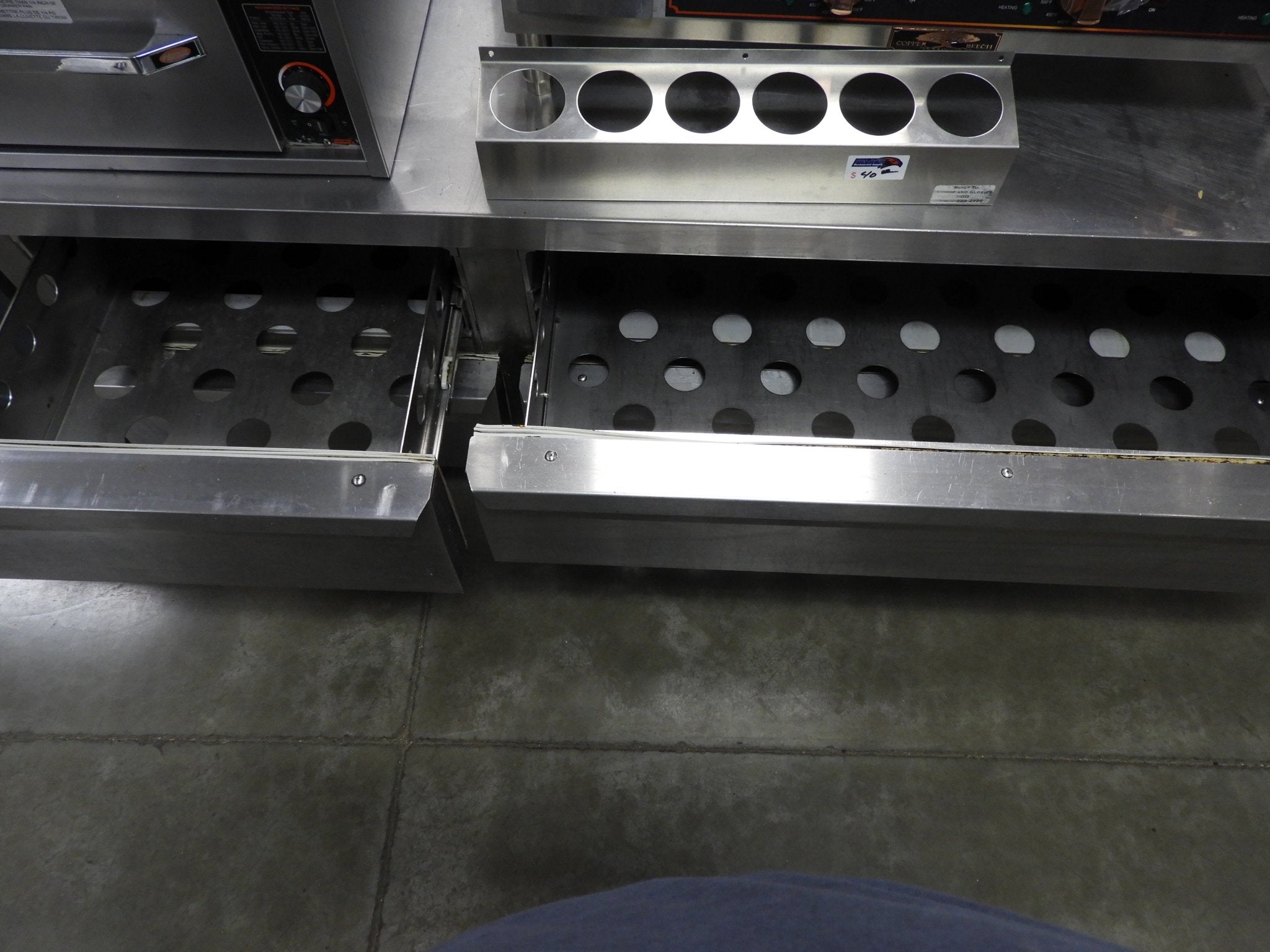 Used Continental D108GN 108"x35"x26" 6 Drawer Commercial Chef Base As Is - Falcon Restaurant Supply - 8