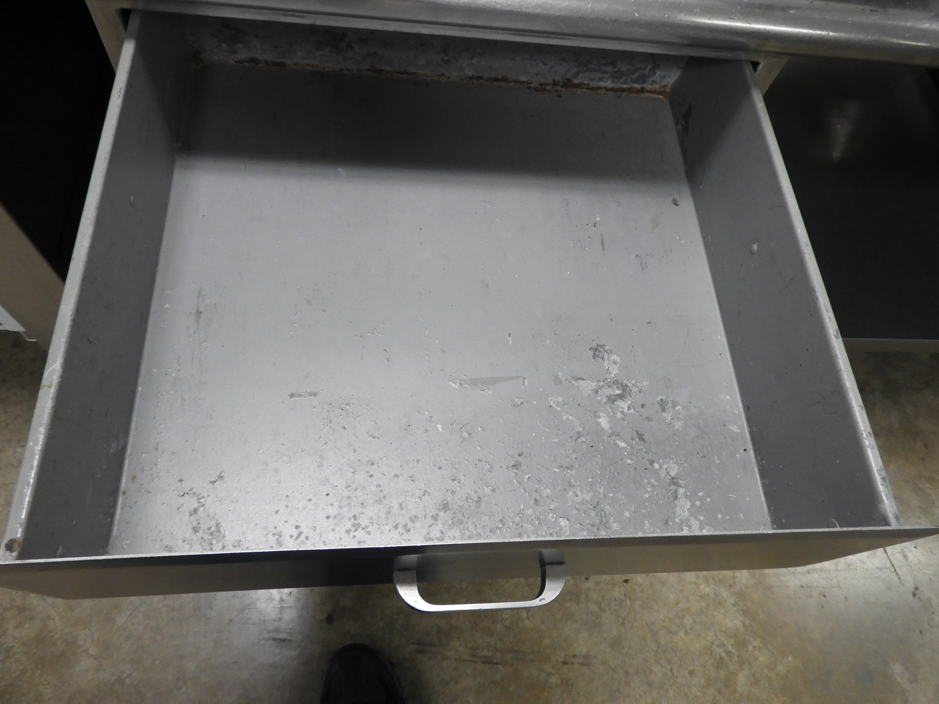 Used Commercial Stainless Steel Table with 2 Drawers