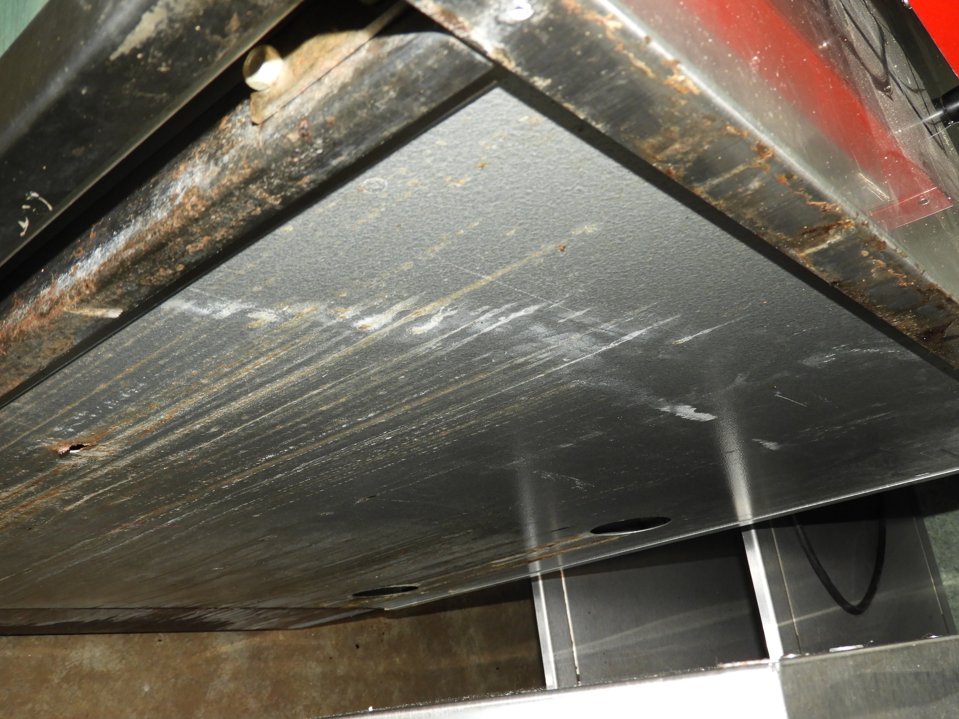 Used 3 Door Green Storage Cabinet