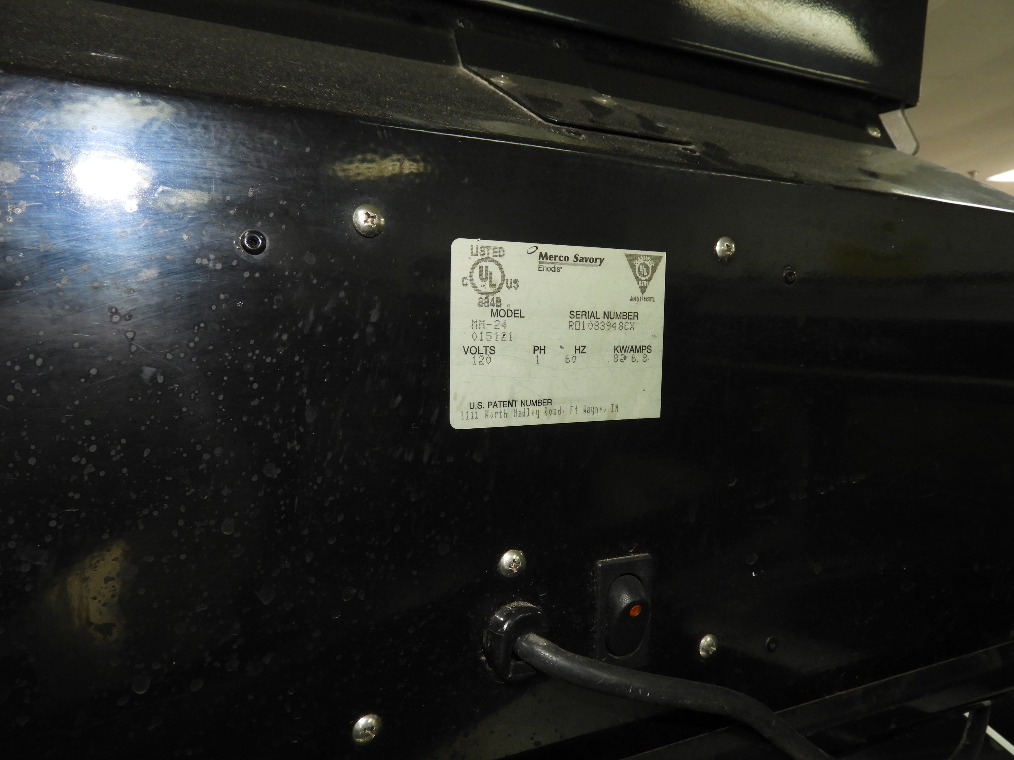 Used Merco MM-24 Commercial Counter Top Mini-Merchandiser Warmer Display 120V