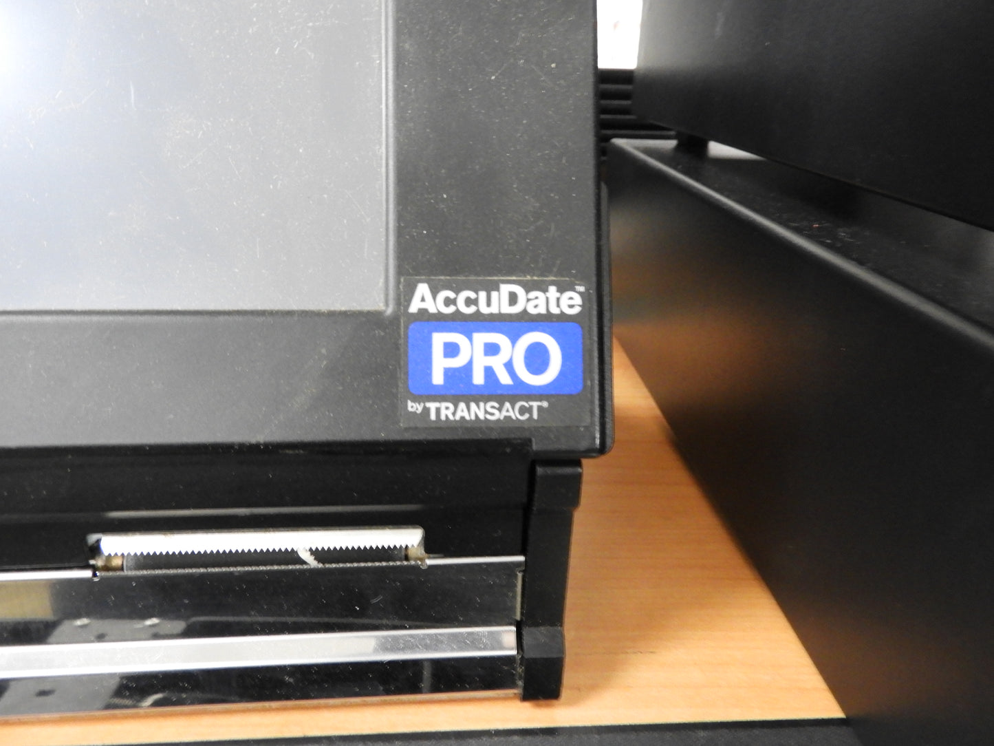 Used Transact AccuDate  9800 Terminal Transact Thermal Label Printer