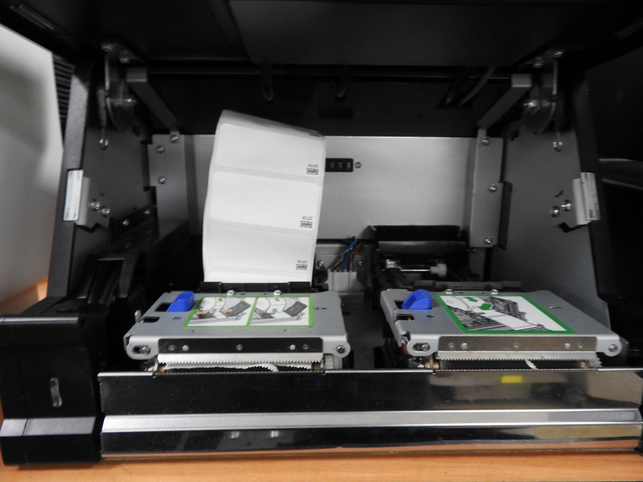 Used Transact AccuDate 9800 Terminal Transact Thermal Label Printer - Falcon Restaurant Supply - 9