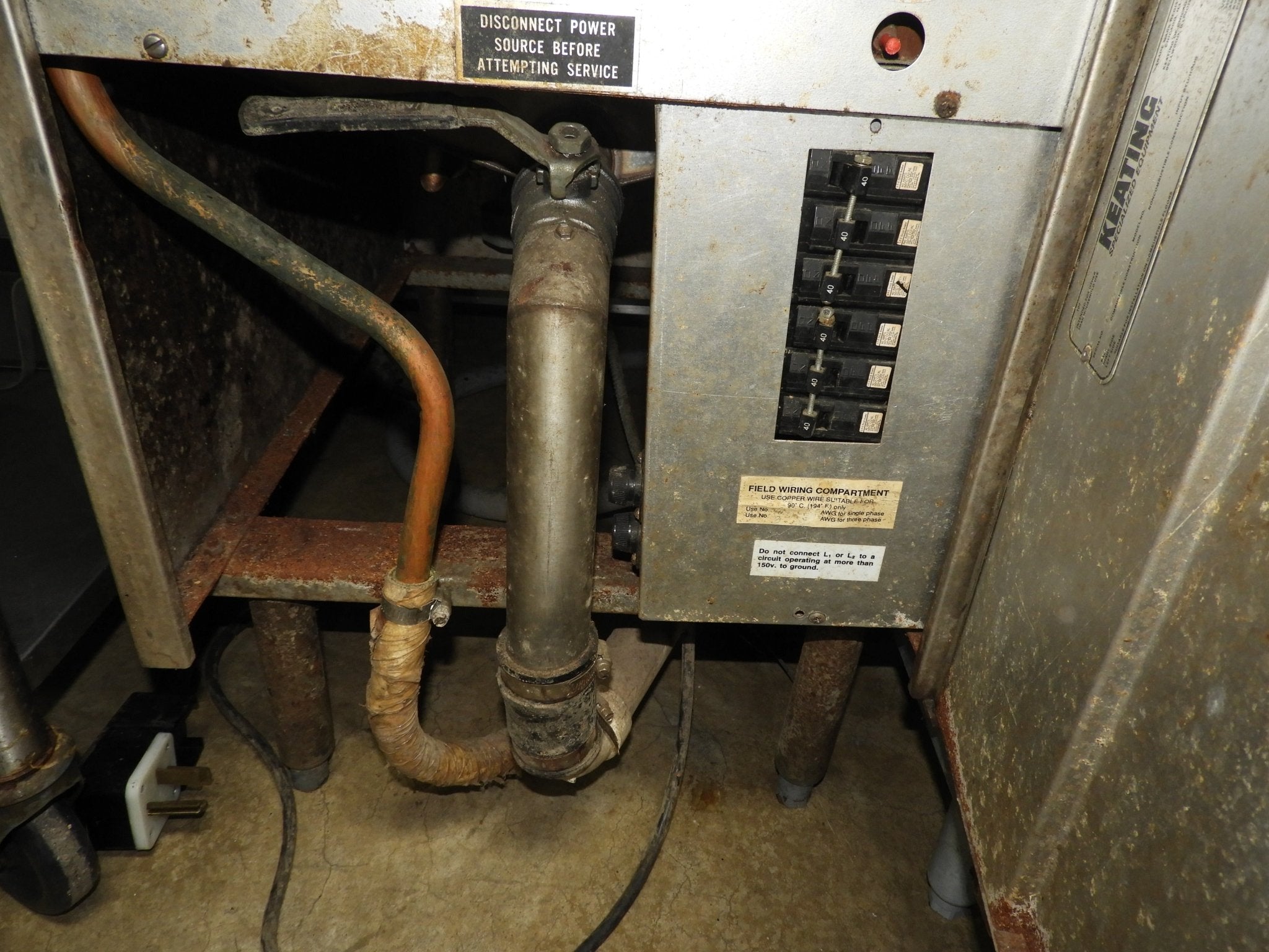 Used KEATING 18 PASTA Commercial Electric Custom Pasta 8.5 Gal System 240V 3 Phase - Falcon Restaurant Supply - 4