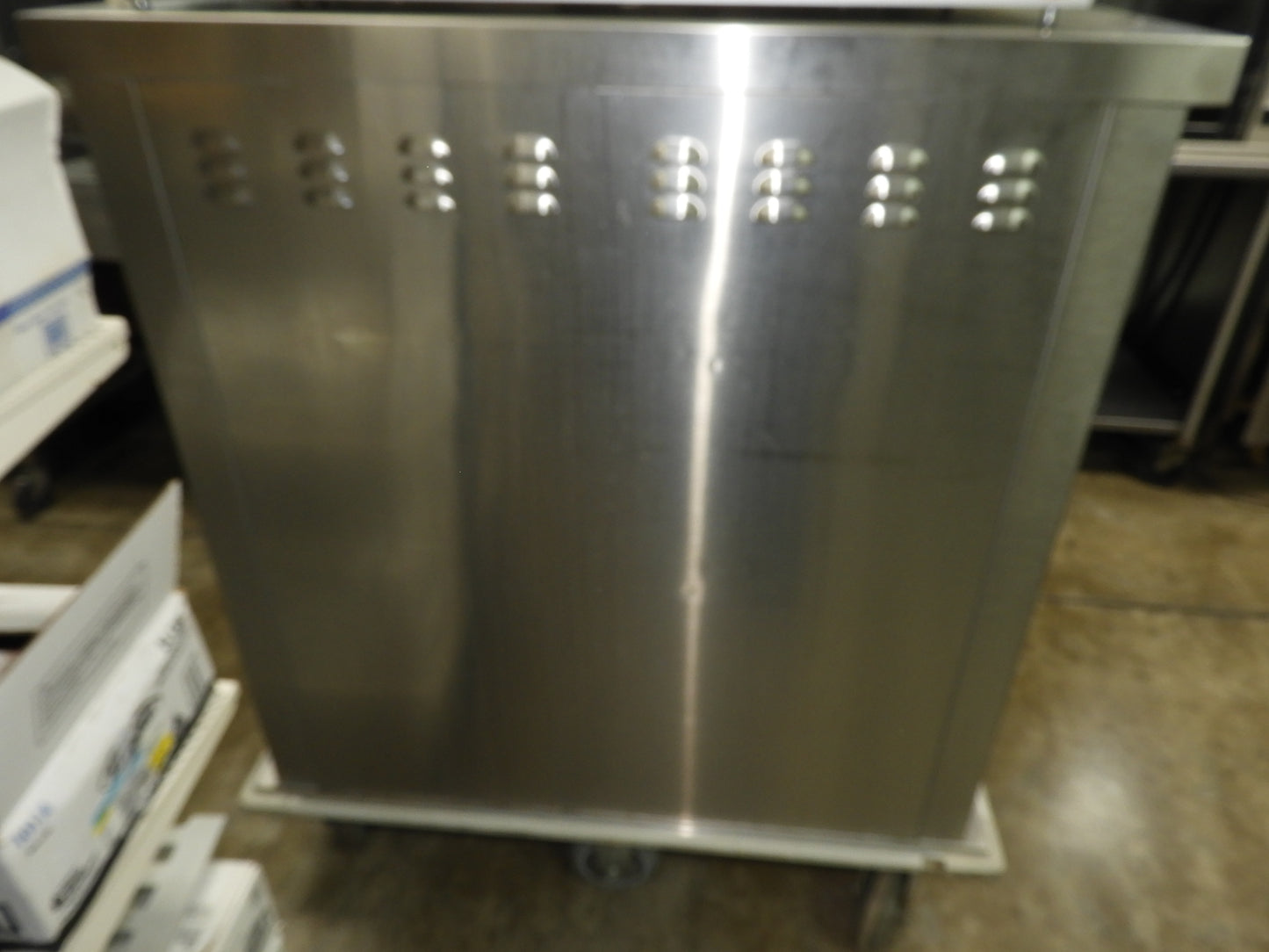 Stainless Steel Holding Cabinet With Caster Wheels