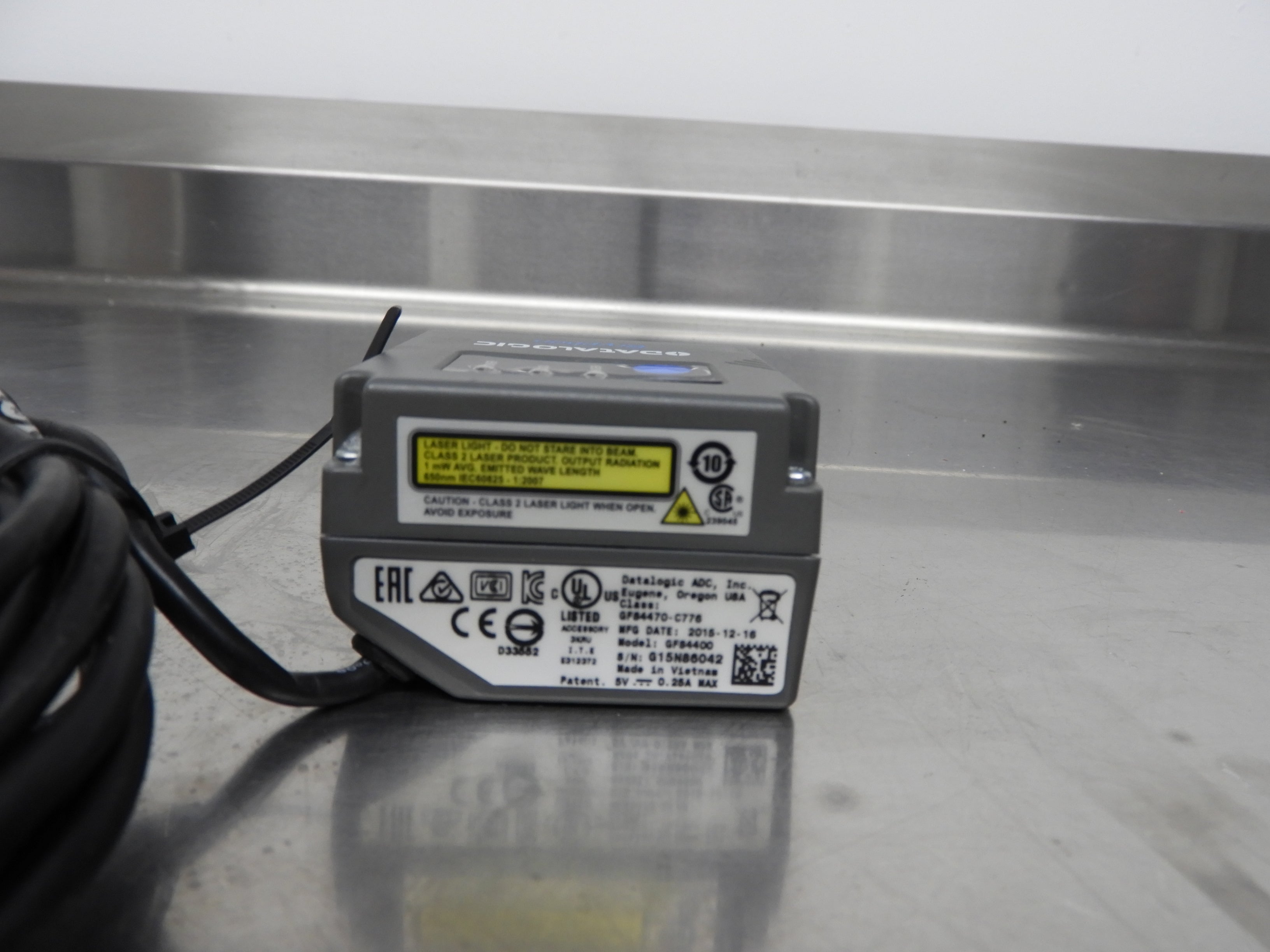 Used Datalogic Gryphon GFS4400 Fixed Retail Barcode Scanner