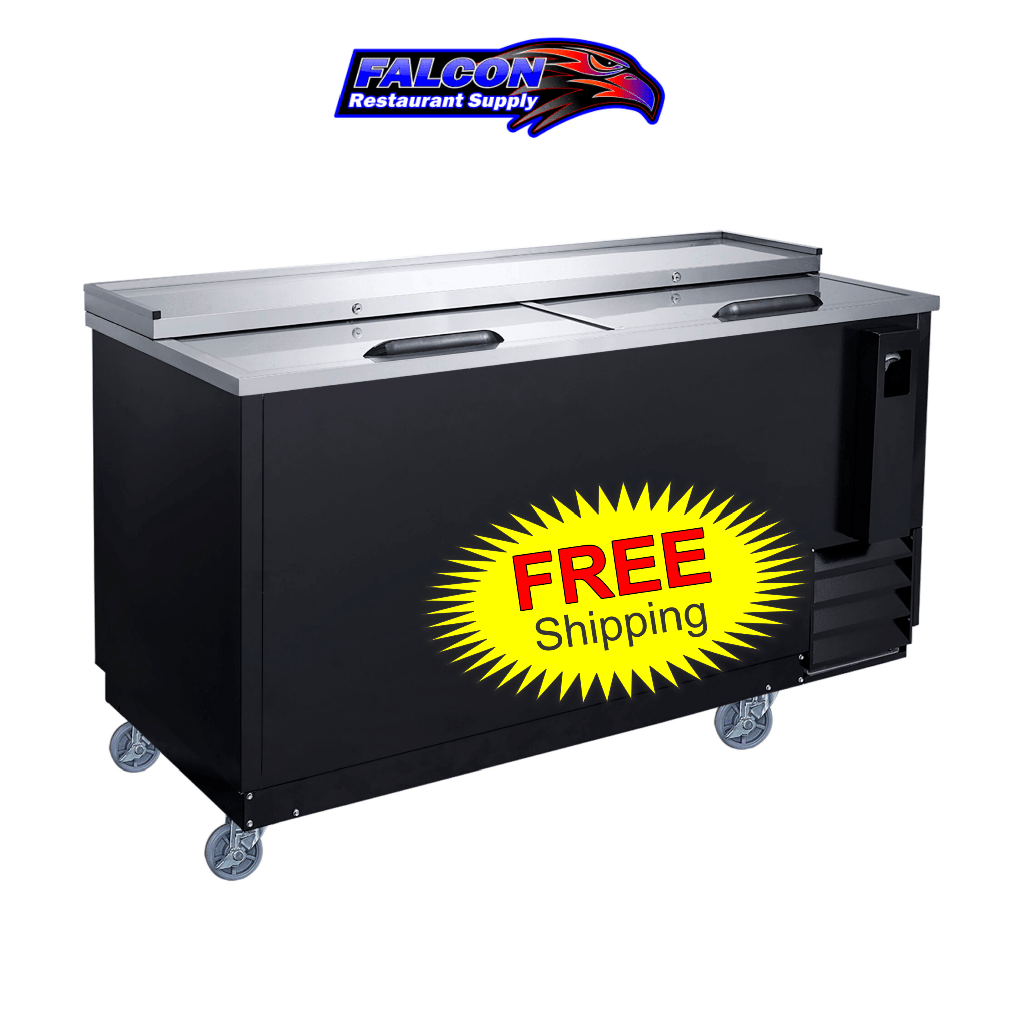 New Dukers DHBC50 – 50″ Bottle Cooler - Falcon Restaurant Supply - 1